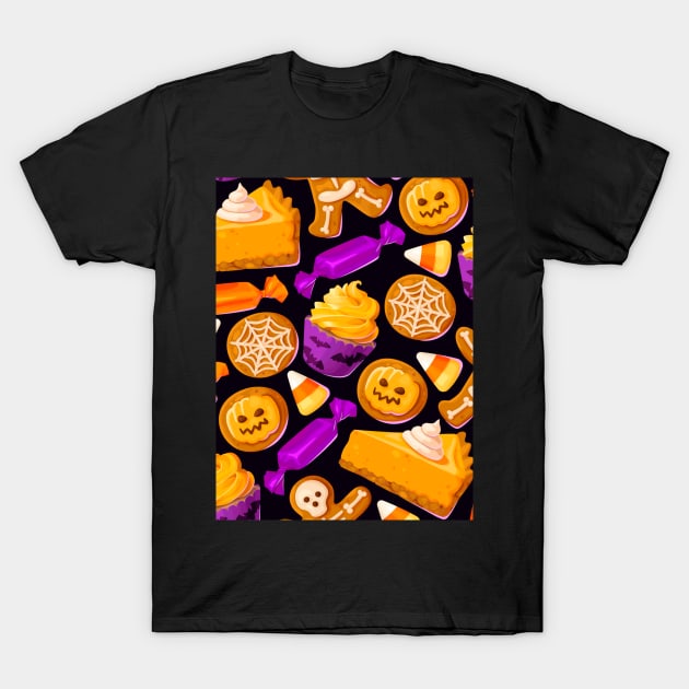 Halloween Candy T-Shirt by igzine